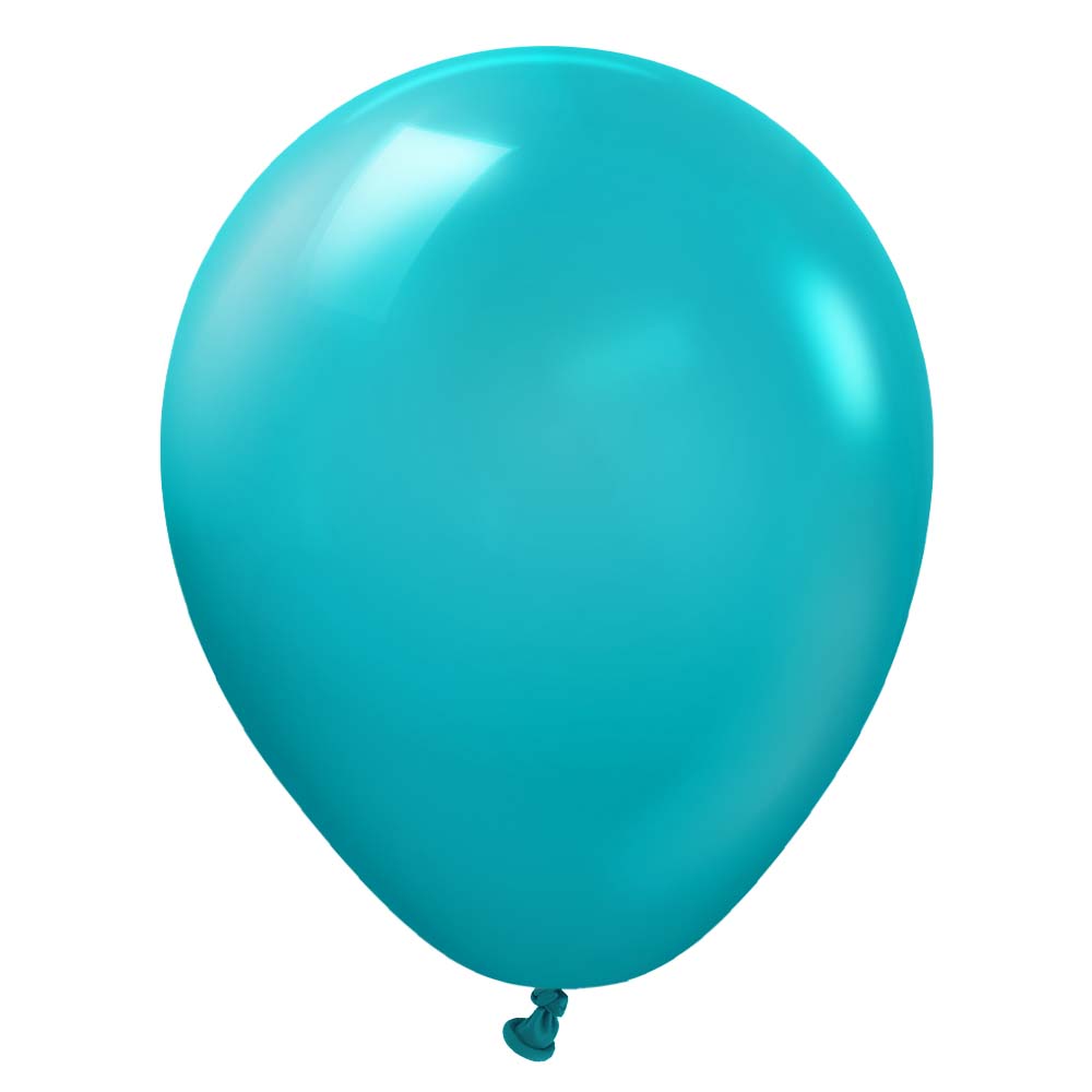 Kalisan 5 inch KALISAN STANDARD TURQUOISE Latex Balloons 10523181-KL