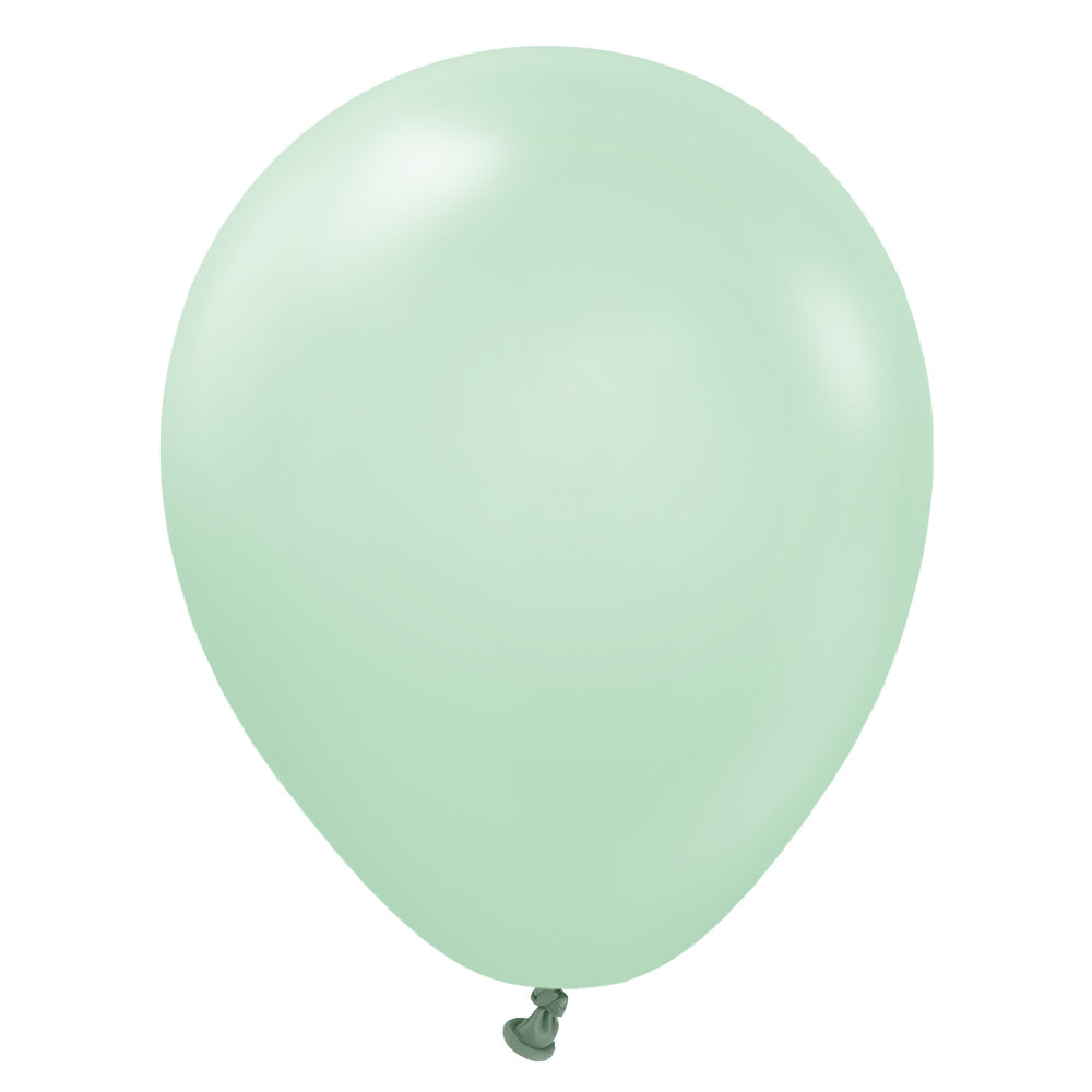 Kalisan 5 inch KALISAN PASTEL MATTE MACARON GREEN Latex Balloons 10530041-KL