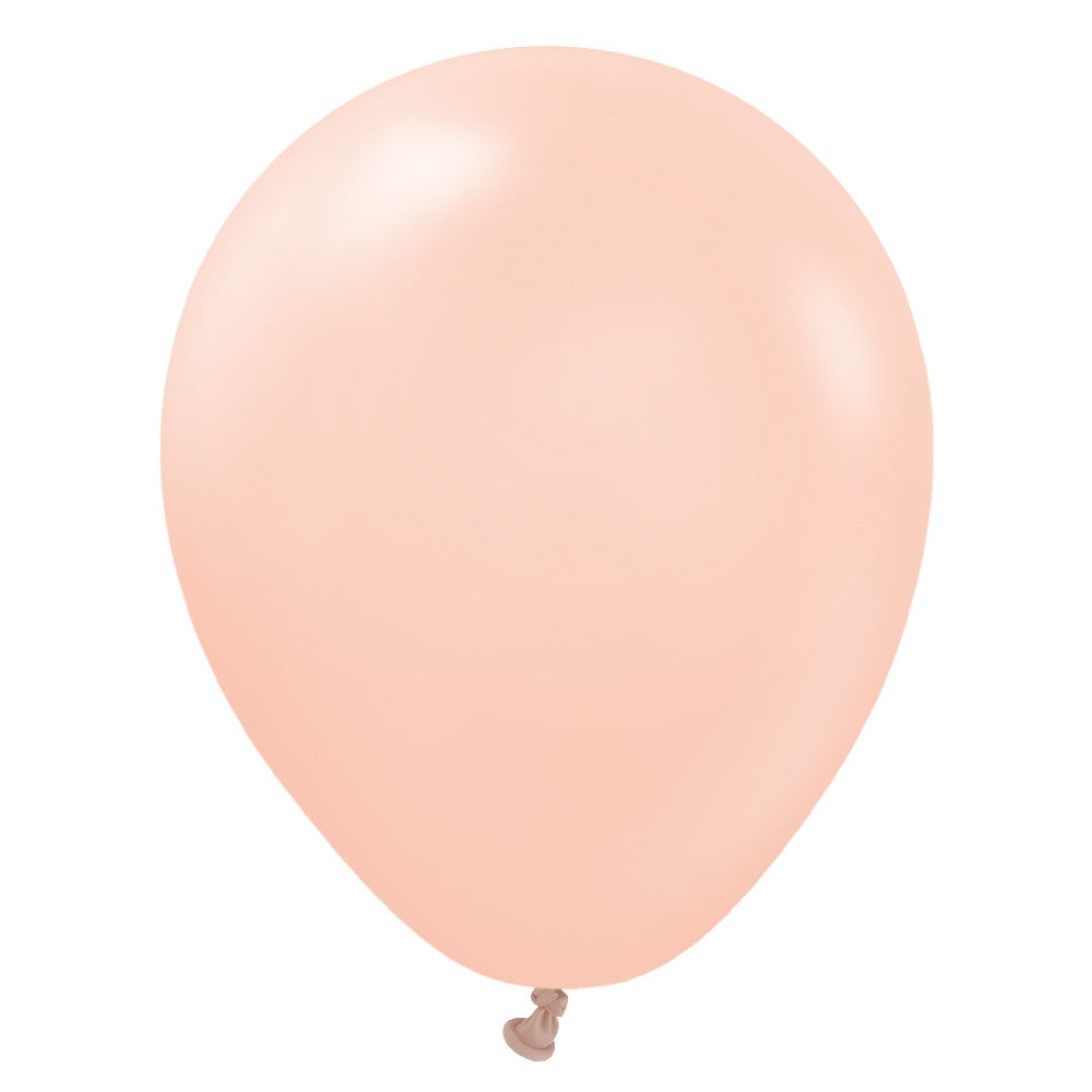 Kalisan 5 inch KALISAN PASTEL MATTE MACARON SALMON Latex Balloons 10530061-KL