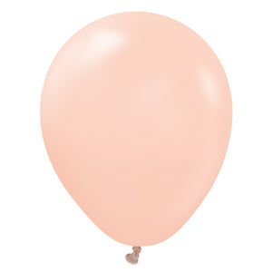 Kalisan 5 inch KALISAN PASTEL MATTE MACARON SALMON Latex Balloons 10530061-KL