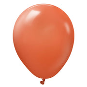 Kalisan 5 inch KALISAN RETRO RUST ORANGE Latex Balloons 10580011-KL