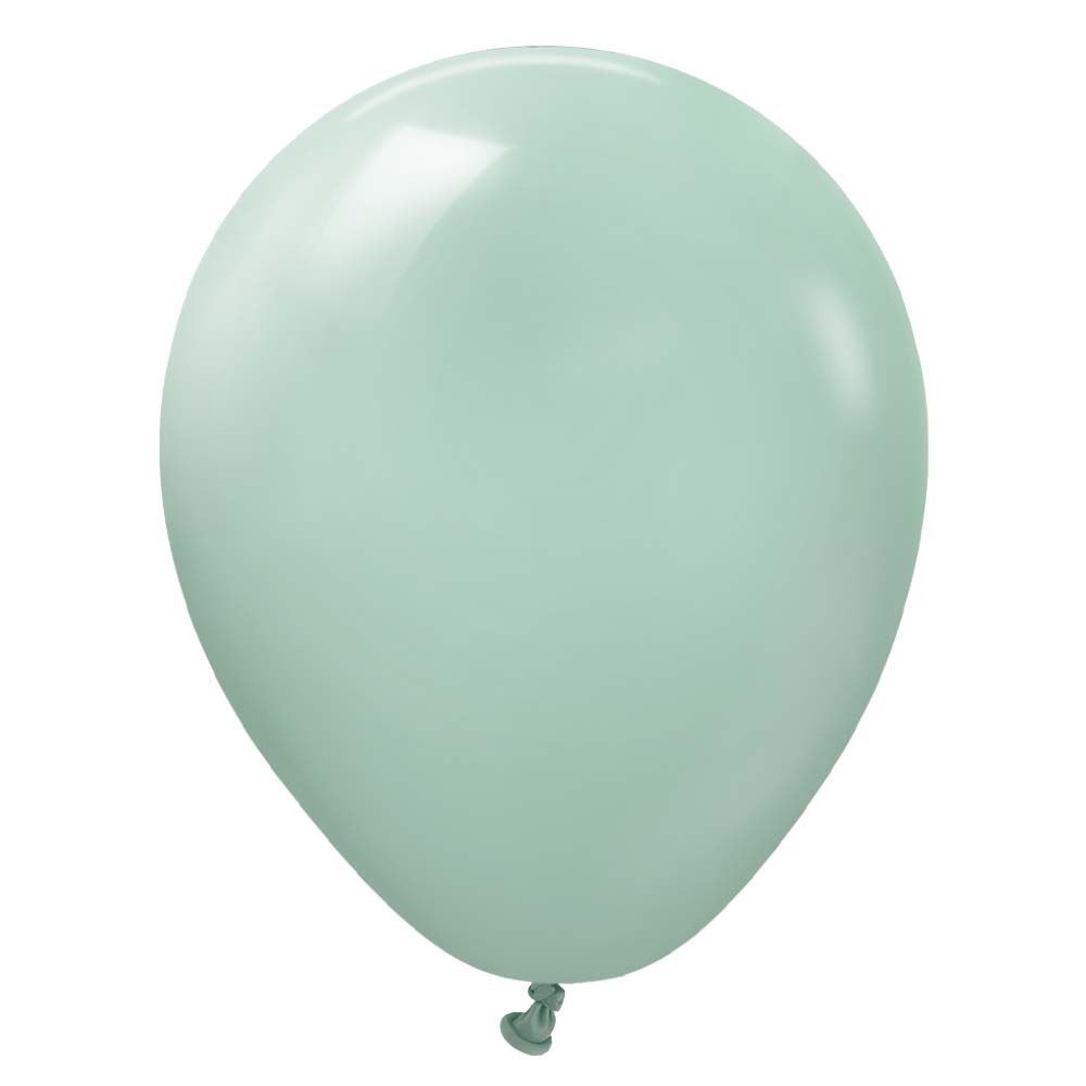 Kalisan 5 inch KALISAN RETRO WINTER GREEN Latex Balloons 10580071-KL