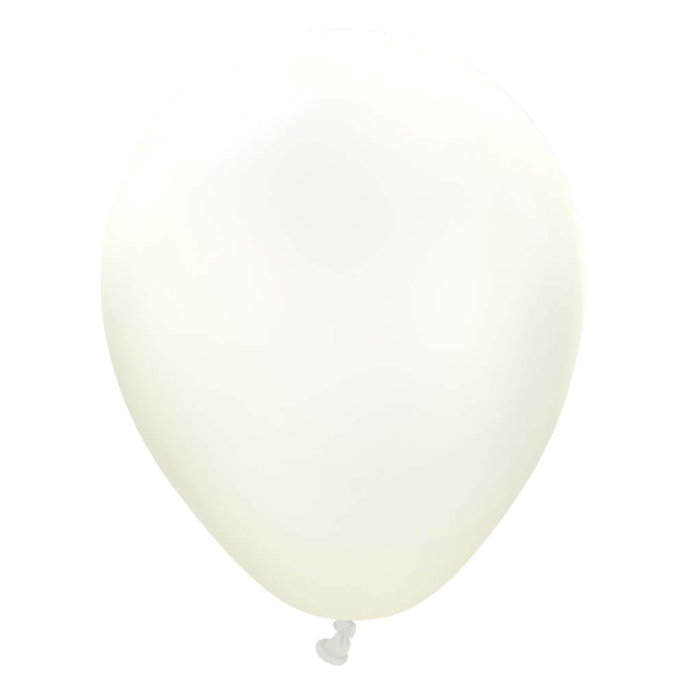 Kalisan 5 inch KALISAN RETRO WHITE Latex Balloons 10580181-KL