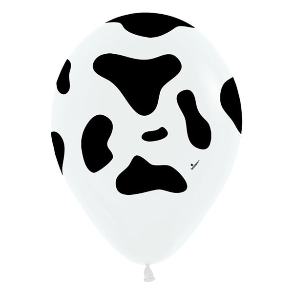 11 inch COW PRINT - LA Balloons