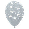 11 inch GRADUATION - METALLIC SILVER - LA Balloons