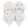 11 inch POLKA DOTS PASTEL - LA Balloons