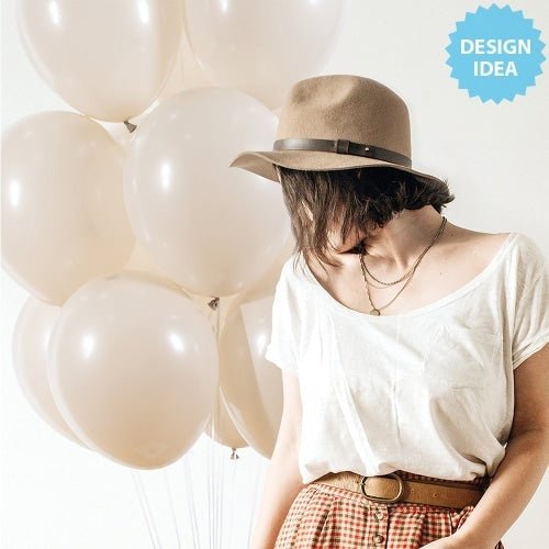 11 inch SEMPERTEX DELUXE WHITE SAND - LA Balloons