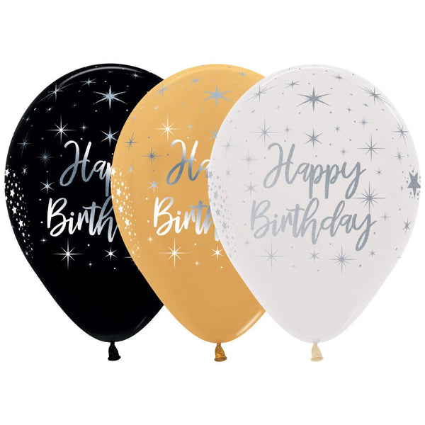 11 inch SEMPERTEX HAPPY BIRTHDAY RADIANT - LA Balloons