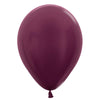 11 inch SEMPERTEX METALLIC BURGUNDY - LA Balloons