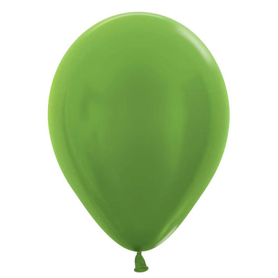 11 inch SEMPERTEX METALLIC KEY LIME GREEN - LA Balloons