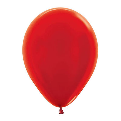 11 inch SEMPERTEX METALLIC RED - LA Balloons