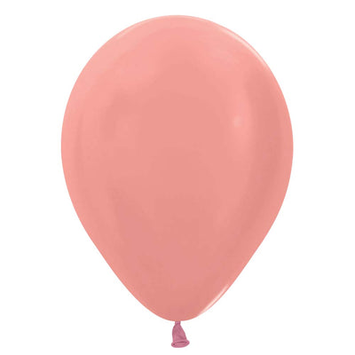 11 inch SEMPERTEX METALLIC ROSE GOLD - LA Balloons