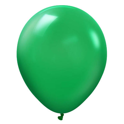 Kalisan 12 inch KALISAN STANDARD GREEN Latex Balloons 11223161-KL