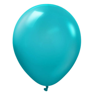 Kalisan 12 inch KALISAN STANDARD TURQUOISE Latex Balloons 11223181-KL