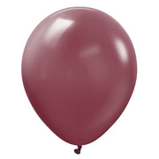 Kalisan 12 inch KALISAN STANDARD BURGUNDY Latex Balloons 11223401-KL