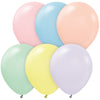 Kalisan 12 inch KALISAN PASTEL MATTE MACARON ASSORTED Latex Balloons 11230001-KL