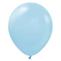 Kalisan 12 inch KALISAN PASTEL MATTE MACARON BLUE Latex Balloons 11230011-KL