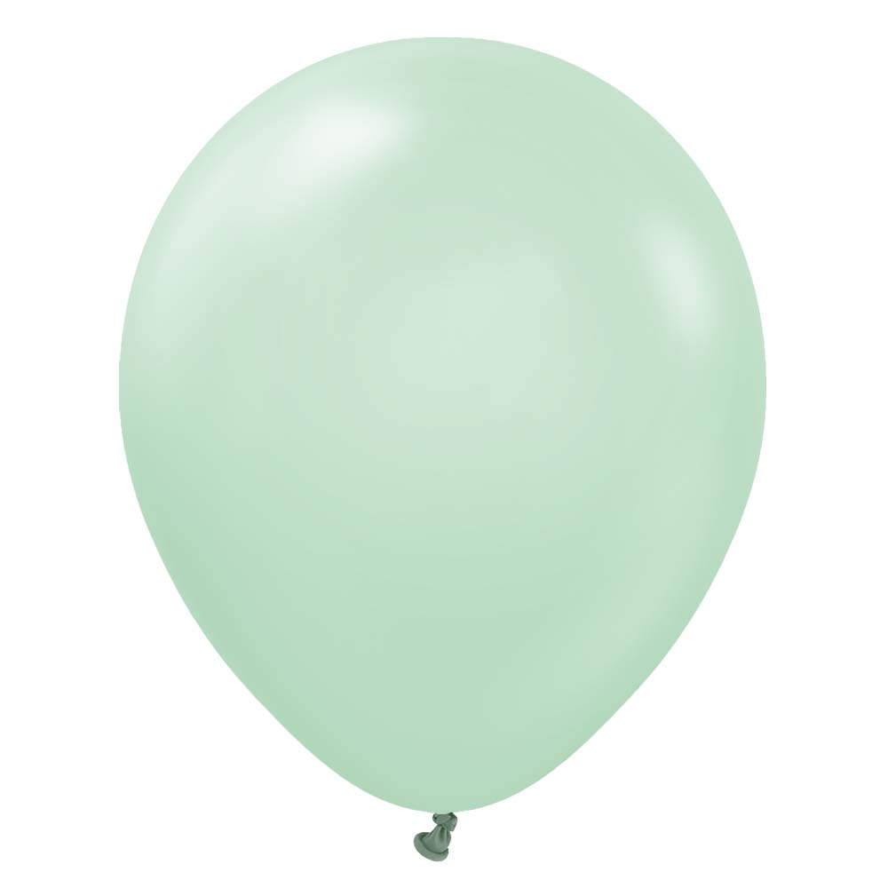 Kalisan 12 inch KALISAN PASTEL MATTE MACARON GREEN Latex Balloons 11230041-KL