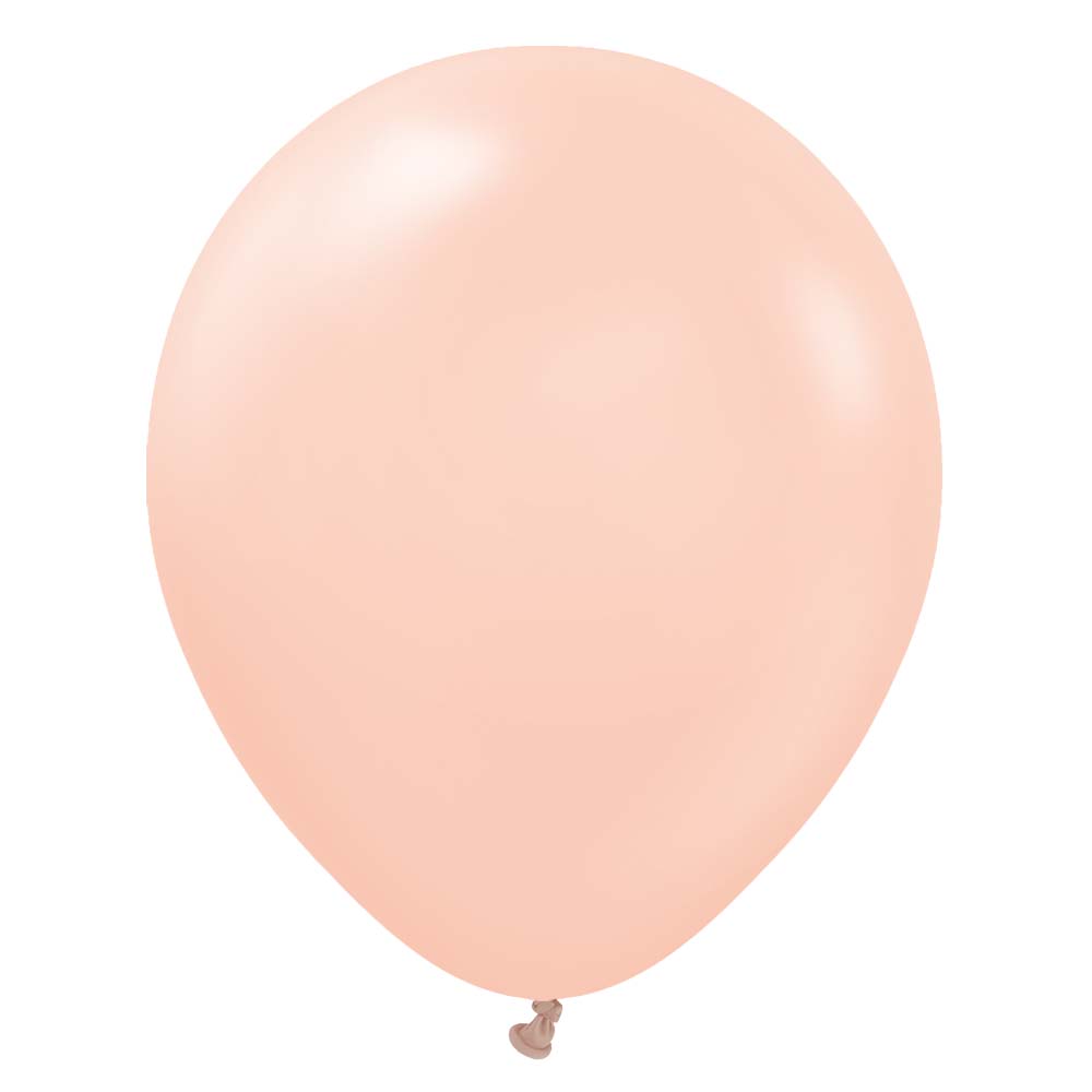 Kalisan 12 inch KALISAN PASTEL MATTE MACARON SALMON Latex Balloons 11230061-KL