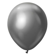 Kalisan 12 inch KALISAN MIRROR SPACE GREY Latex Balloons 11250092-KL