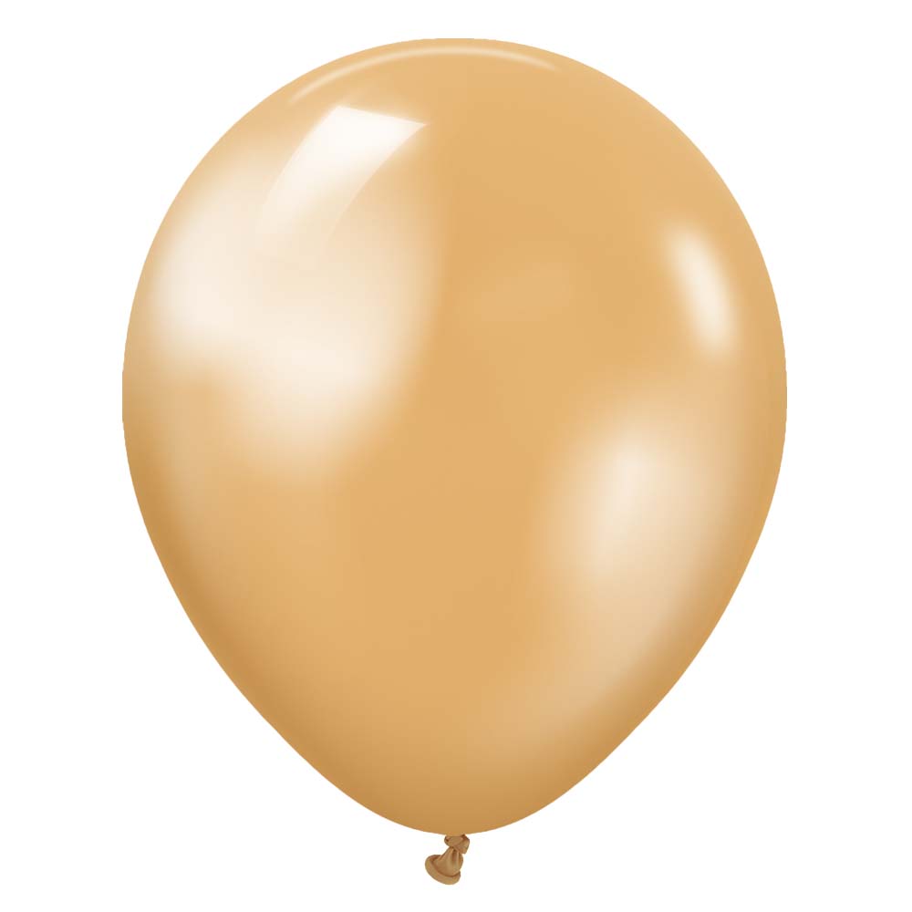 Kalisan 12 inch KALISAN METALLIC GOLD Latex Balloons 11270021-KL