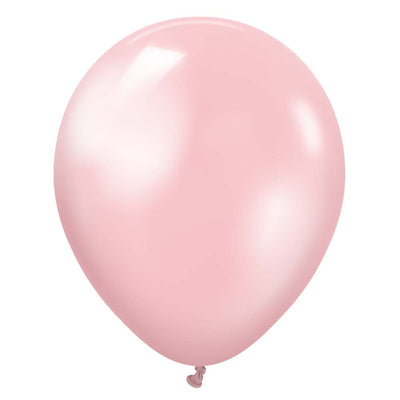 Kalisan 12 inch KALISAN METALLIC PEARL PINK Latex Balloons 11270051-KL