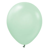 Kalisan 18 inch KALISAN PASTEL MATTE MACARON GREEN Latex Balloons 11830040-KL