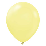 Kalisan 18 inch KALISAN PASTEL MATTE MACARON YELLOW Latex Balloons 11830050-KL