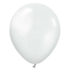 Kalisan 18 inch KALISAN METALLIC PEARL WHITE Latex Balloons 11870010-KL