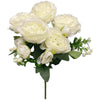12 inch DELUXE PEONY BUSH - CREAM - LA Balloons
