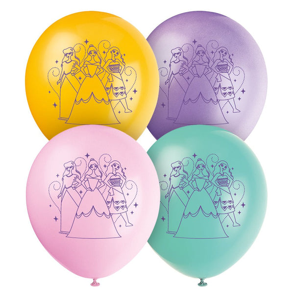 12 inch DISNEY PRINCESS (8 PK) - LA Balloons