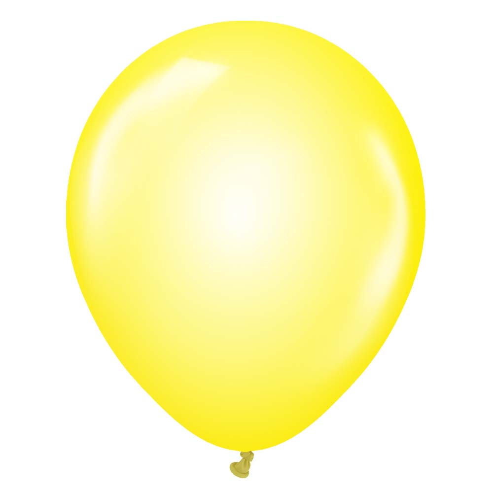 12 inch KALISAN CRYSTAL YELLOW - LA Balloons