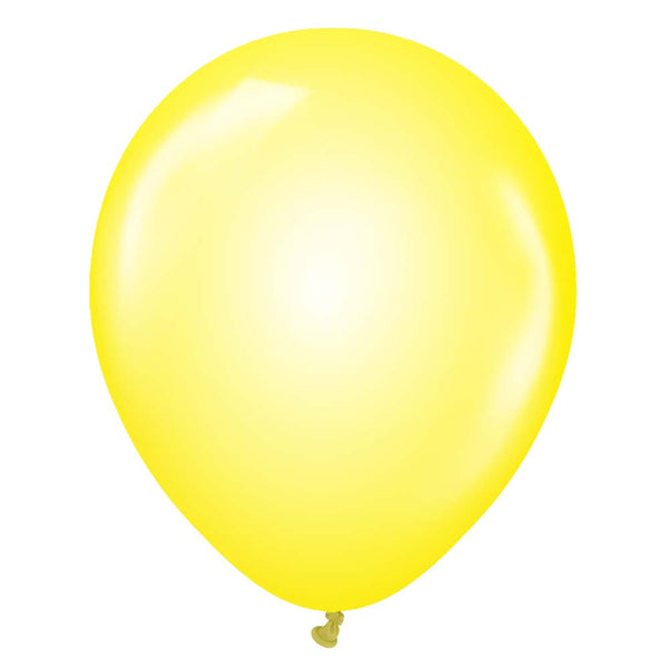 12 inch KALISAN CRYSTAL YELLOW - LA Balloons