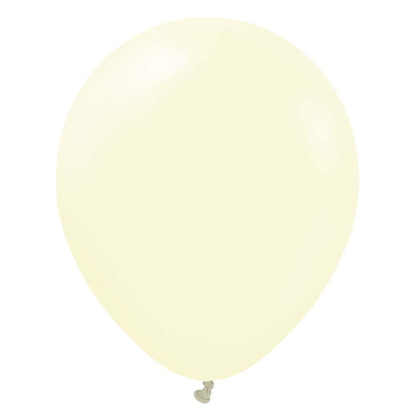 12 inch KALISAN MACARON PALE YELLOW - LA Balloons