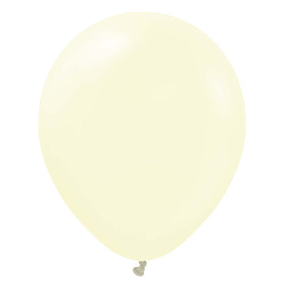 12 inch KALISAN MACARON PALE YELLOW - LA Balloons