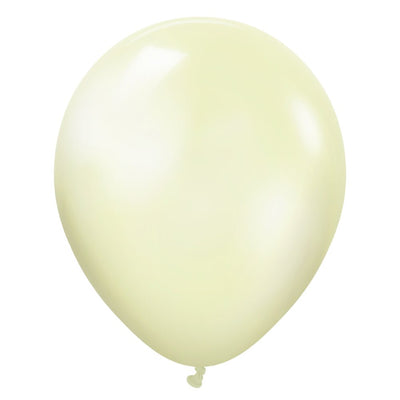 12 inch KALISAN METALLIC PEARL LEMON - LA Balloons