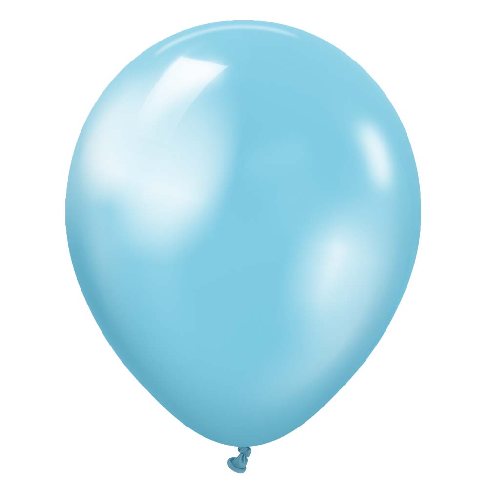 12 inch KALISAN METALLIC PEARL SKY BLUE - LA Balloons