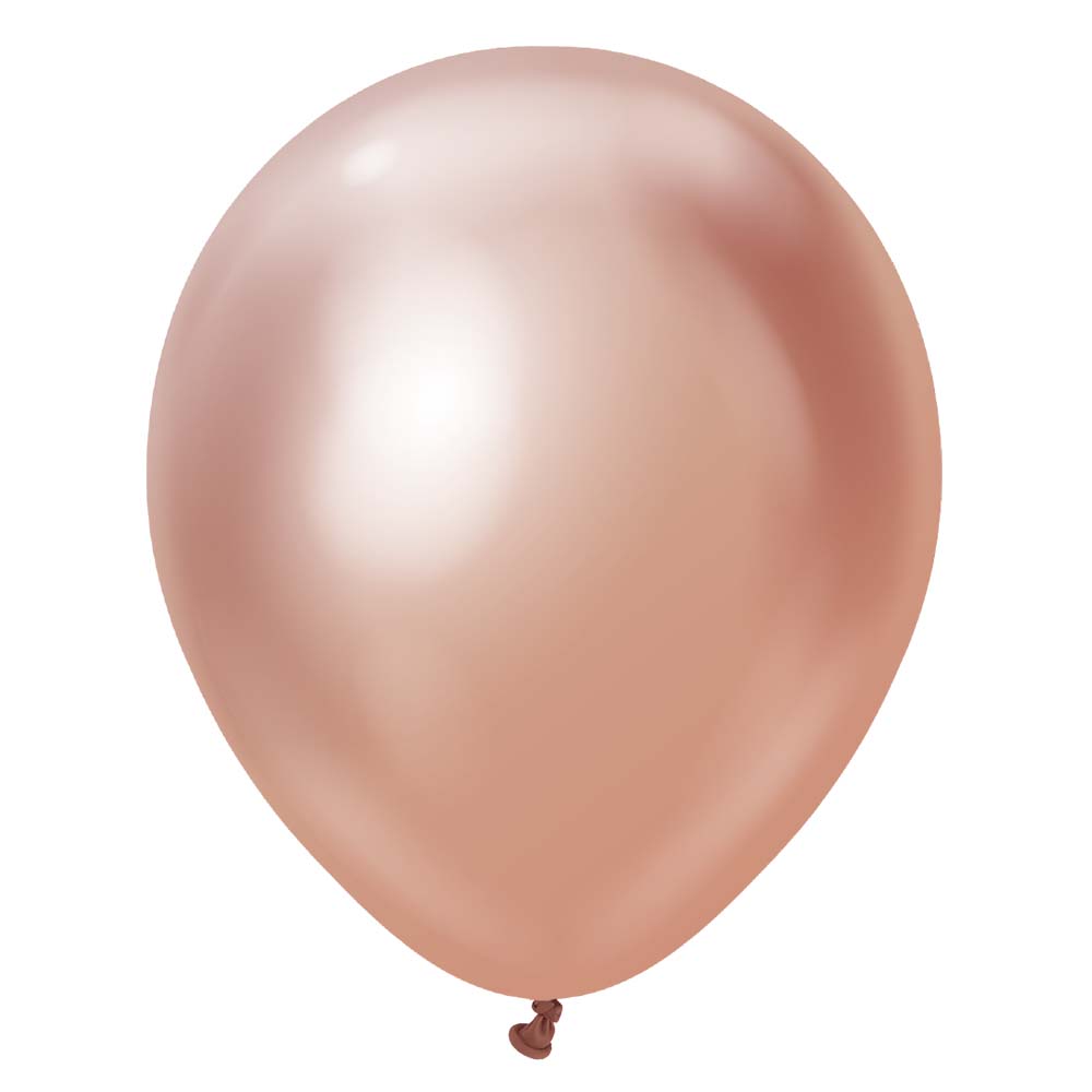 12 inch KALISAN MIRROR ROSE GOLD - LA Balloons