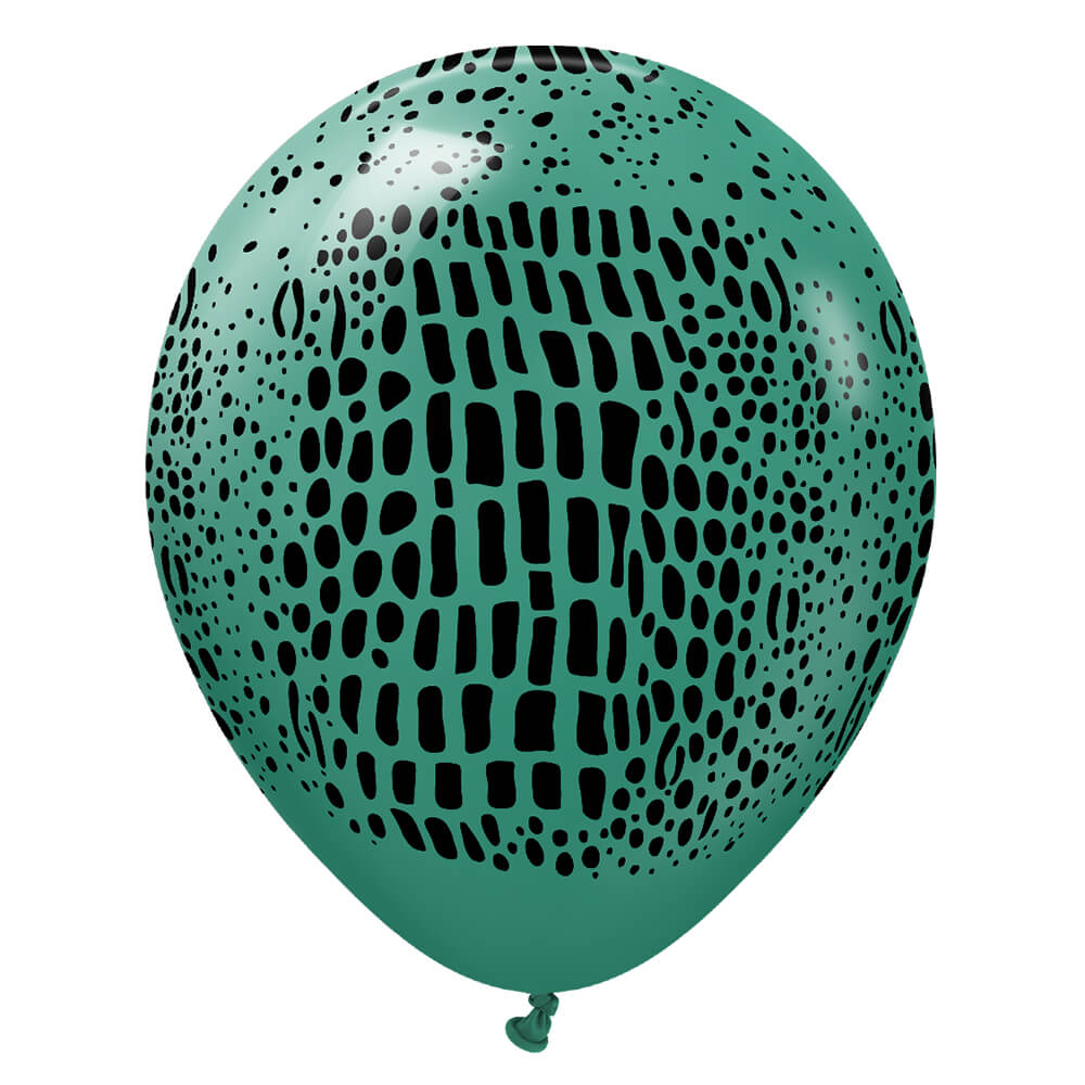 12 inch KALISAN SAFARI CROCODILE - SAGE W/ BLACK INK