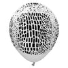 12 inch KALISAN SAFARI CROCODILE - SMOKE W/ BLACK INK - LA Balloons