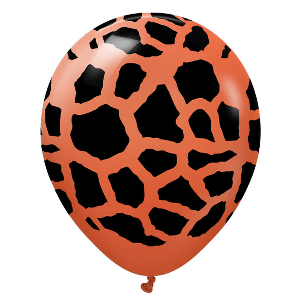 12 inch KALISAN SAFARI GIRAFFE - RUST ORANGE - LA Balloons