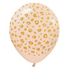 12 inch KALISAN SAFARI LEOPARD - BLUSH W/ GOLD INK - LA Balloons