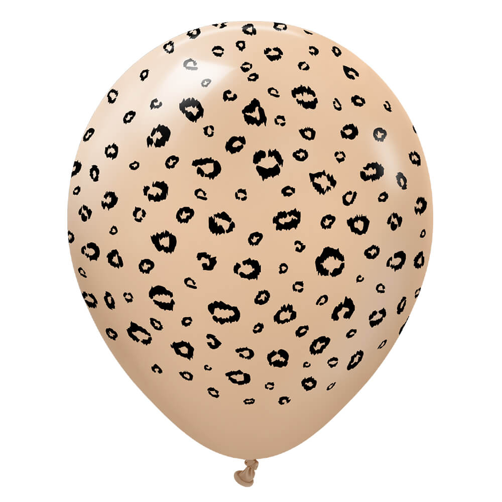 12 inch KALISAN SAFARI LEOPARD - DESERT SAND W/ BLACK INK