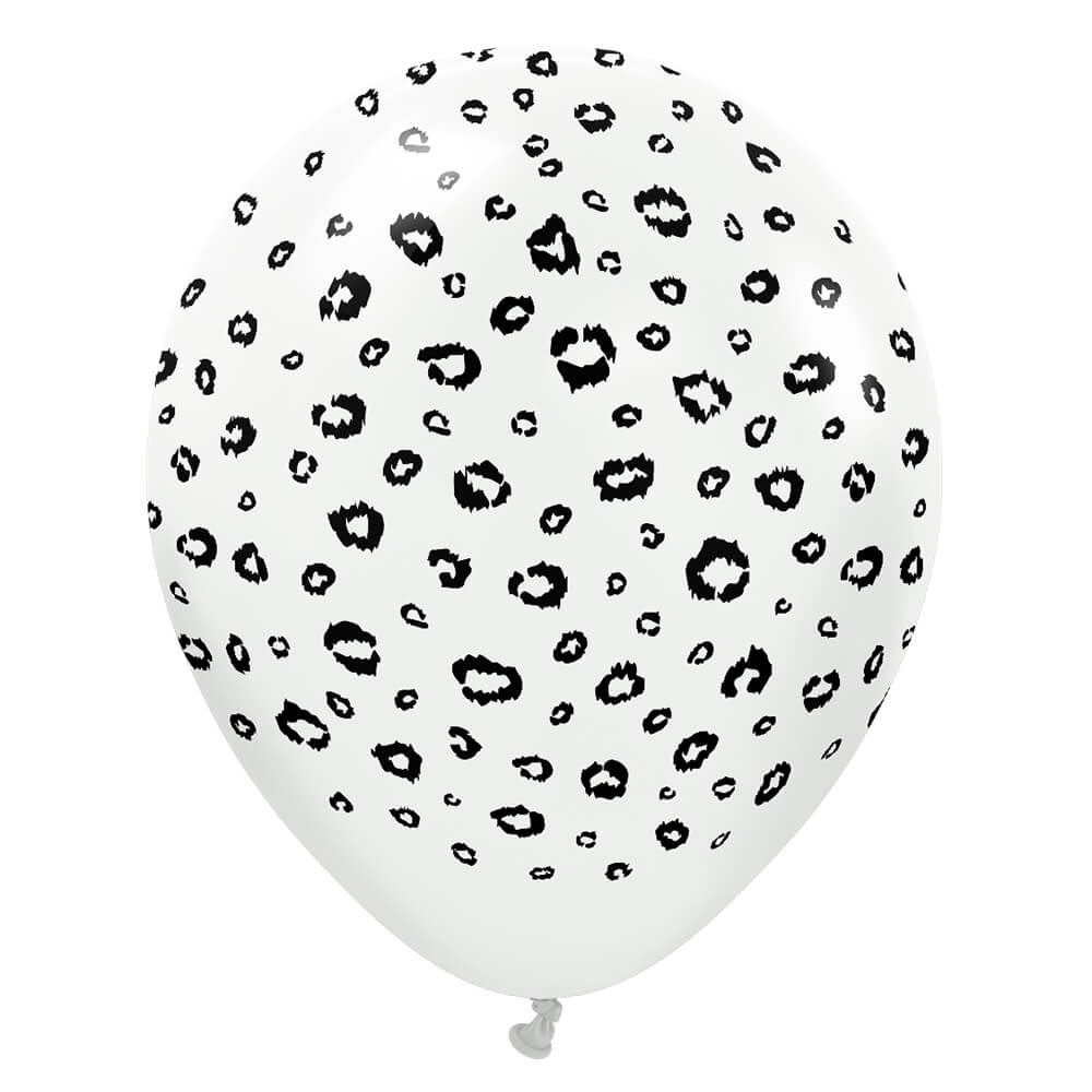 12 inch KALISAN SAFARI LEOPARD - WHITE