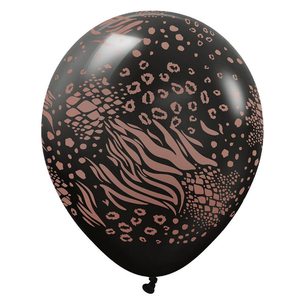 12 inch KALISAN SAFARI MUTANT - BLACK W/ DARK BROWN INK - LA Balloons