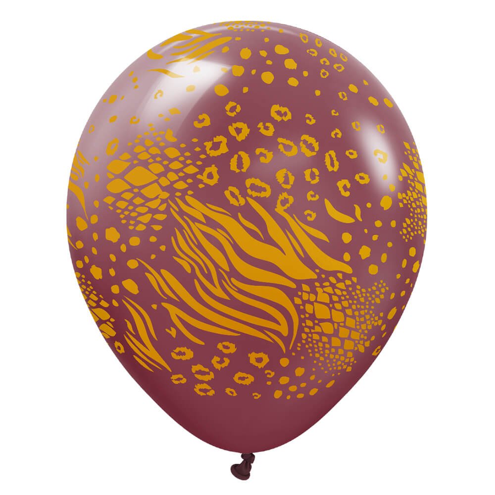 12 inch KALISAN SAFARI MUTANT - BURGUNDY W/ GOLD INK
