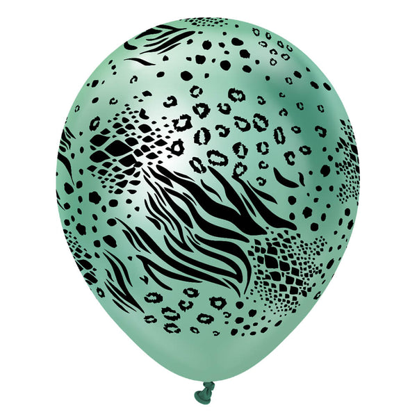 12 inch KALISAN SAFARI MUTANT - MIRROR GREEN W/ BLACK INK - LA Balloons