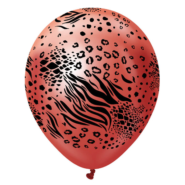 12 inch KALISAN SAFARI MUTANT - MIRROR RED W/ BLACK INK - LA Balloons