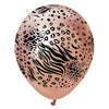 12 inch KALISAN SAFARI MUTANT - MIRROR ROSE GOLD W/ BLACK INK - LA Balloons