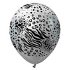 12 inch KALISAN SAFARI MUTANT - MIRROR SILVER W/ BLACK INK - LA Balloons